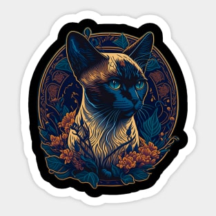 Cat Breed - Siamese Sticker